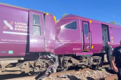 Train driver dies and nine in critical condition following collision near Bedford