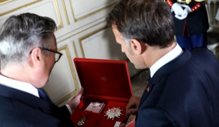 Starmer becomes first serving UK prime minister to receive France's highest honour